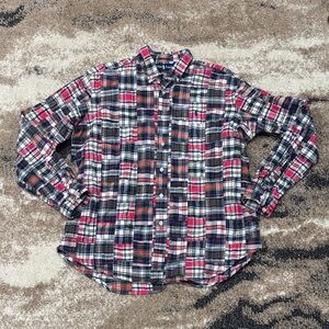 Ralph Lauren Madras Plaid Button Down Shirt